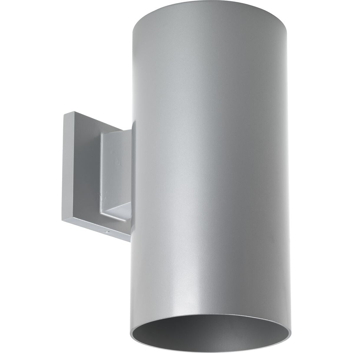 Metallic Gray Led Outdoor Wall Cylinder