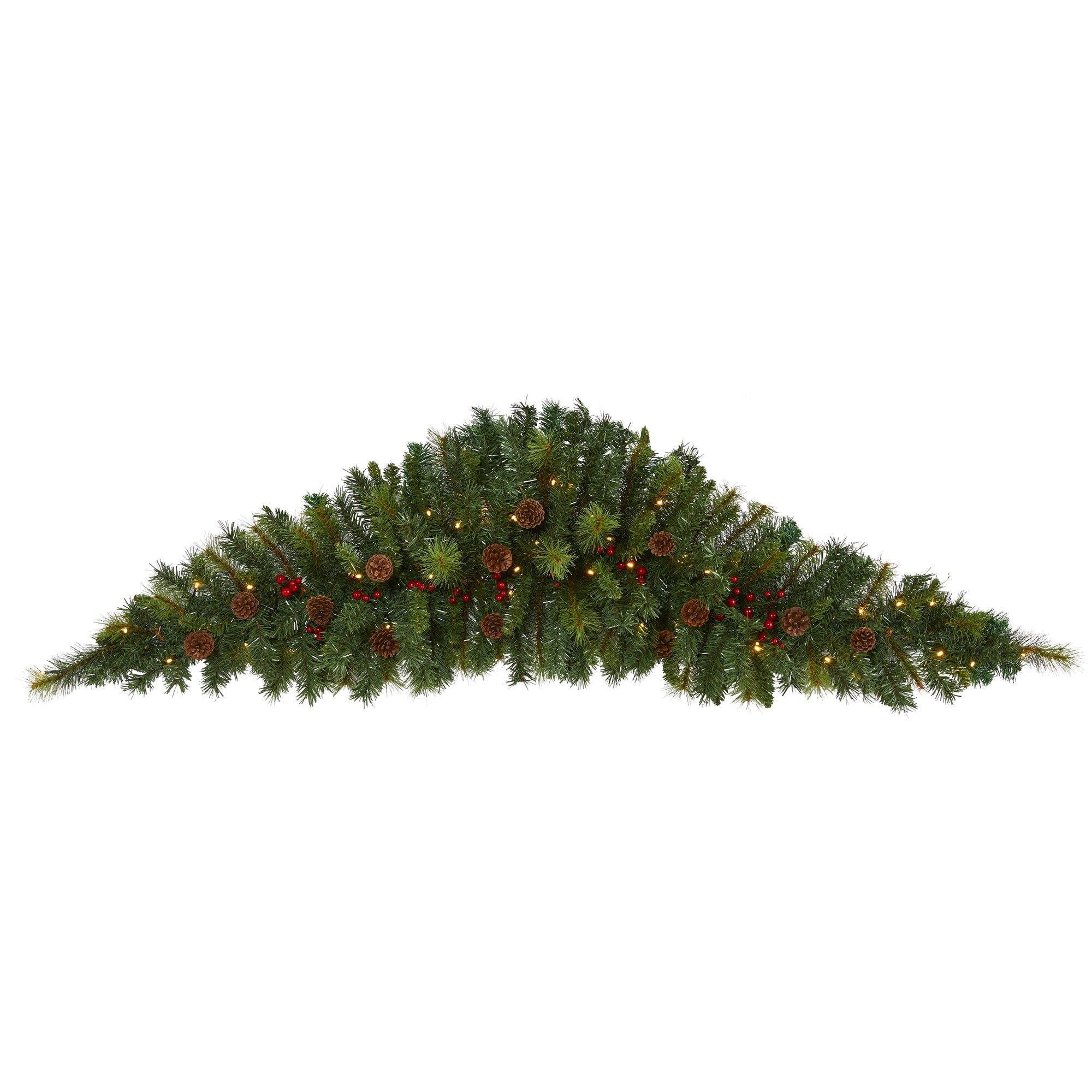 6 Christmas Swag With 50 Led Lights