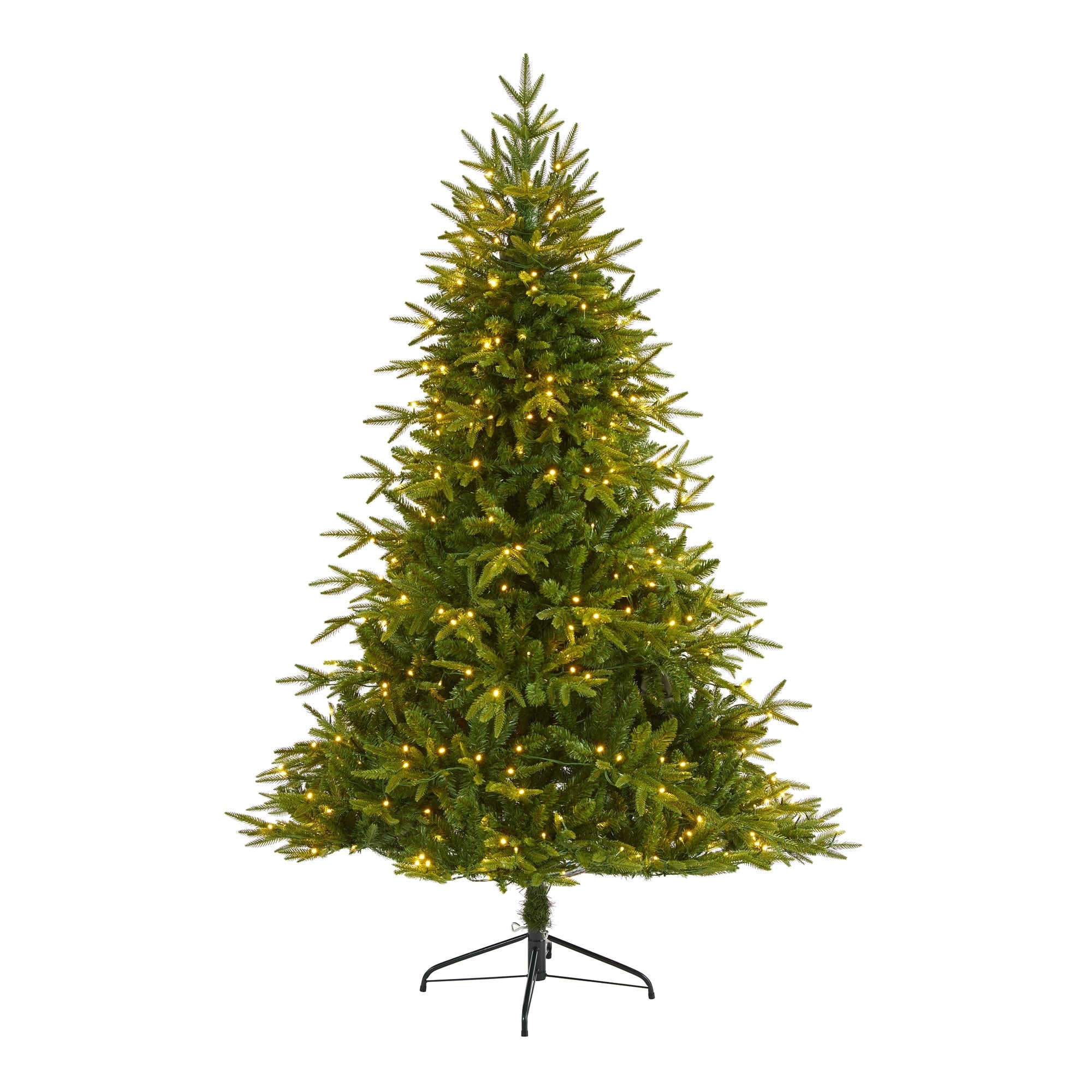 6 Colorado Mountain Fir Christmas Tree With 350 Clear Led Lights Green
