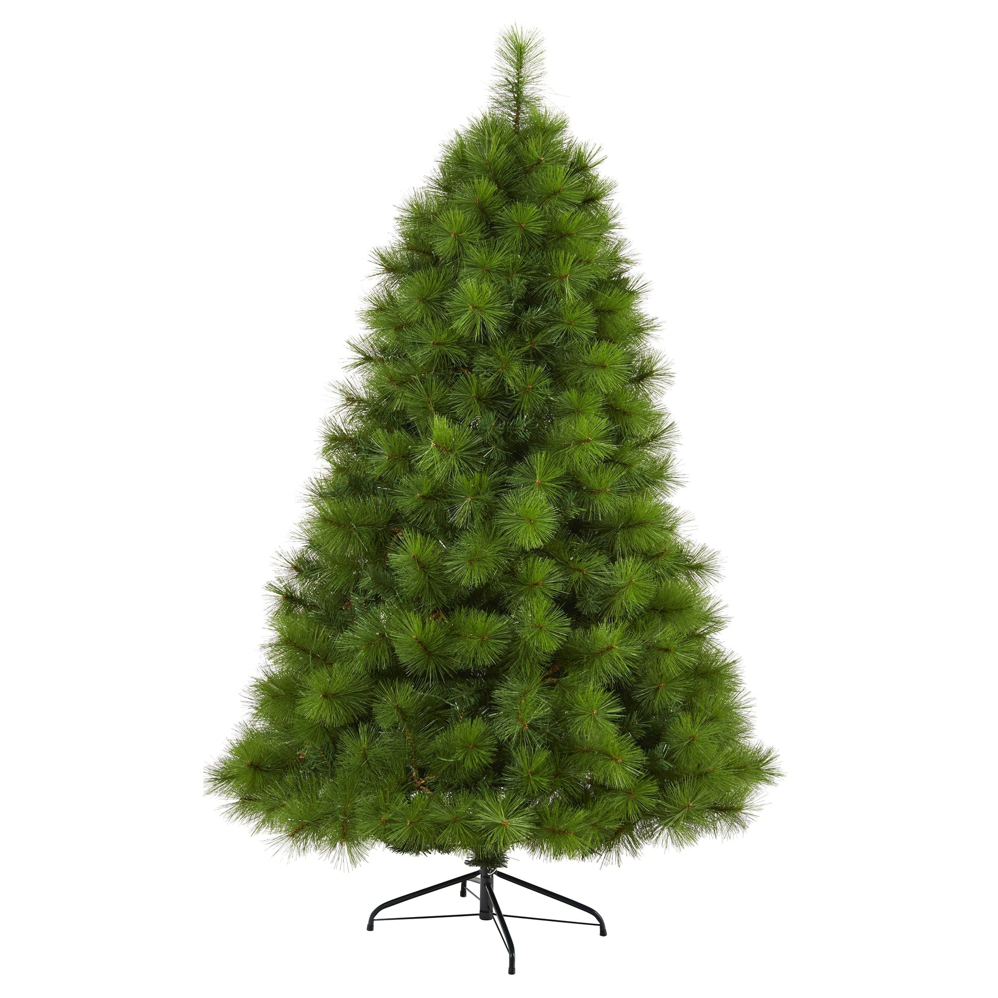 6 Green Scotch Pine Christmas Tree With 300 Clear Led Lights