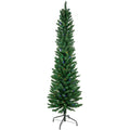 6 X 21 Pre Lit Northern Balsam Fir Pencil Artificial Christmas Tree Multi Led Lights