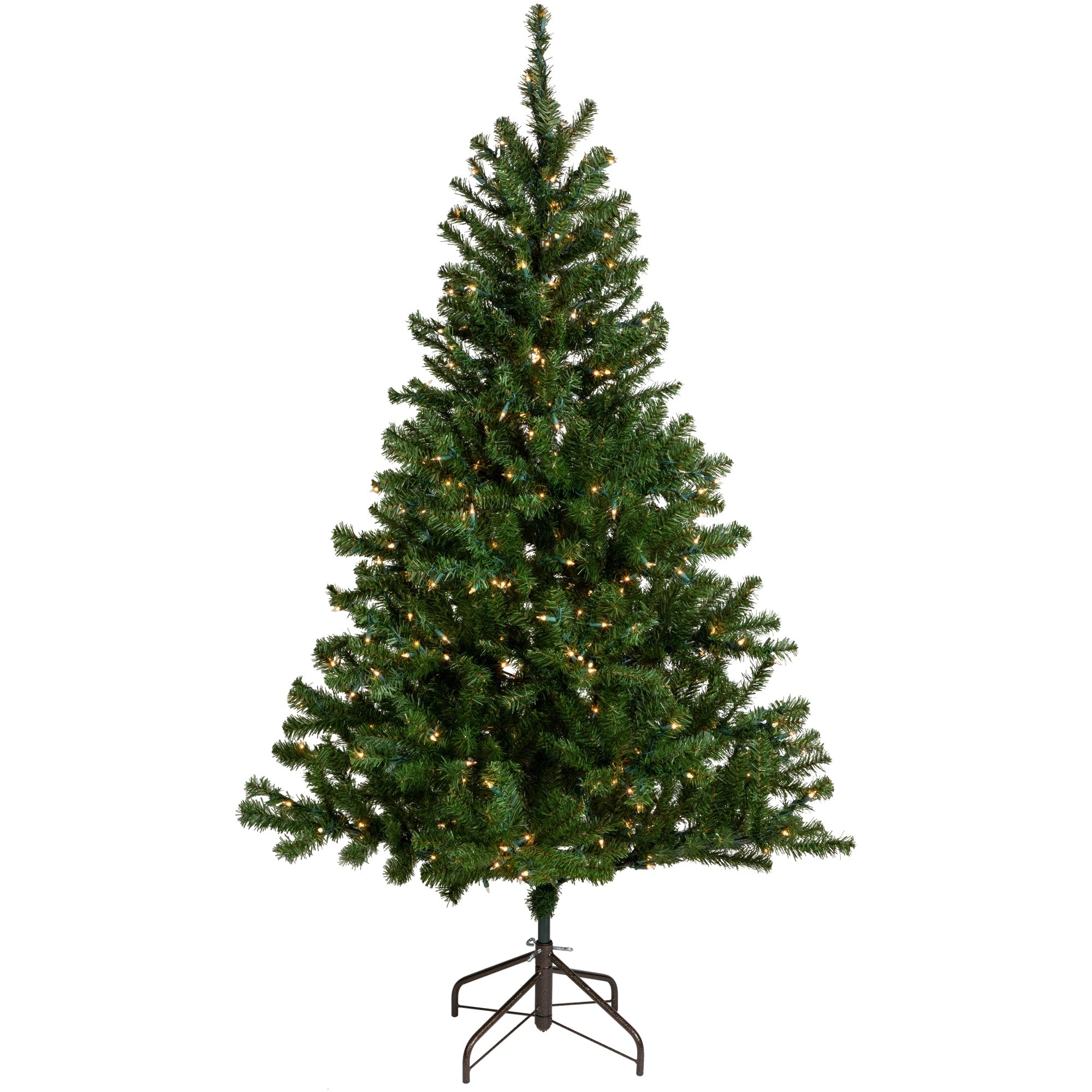 6 Pre Lit Balsam Pine Artificial Christmas Tree Clear Lights