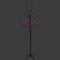 6 Pink Led Lighted Sakura Cherry Blossom Flower Artificial Tree N A