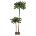 6 Pre Lit Tropical Palm Tree Artificial Christmas Tree Clear Lights