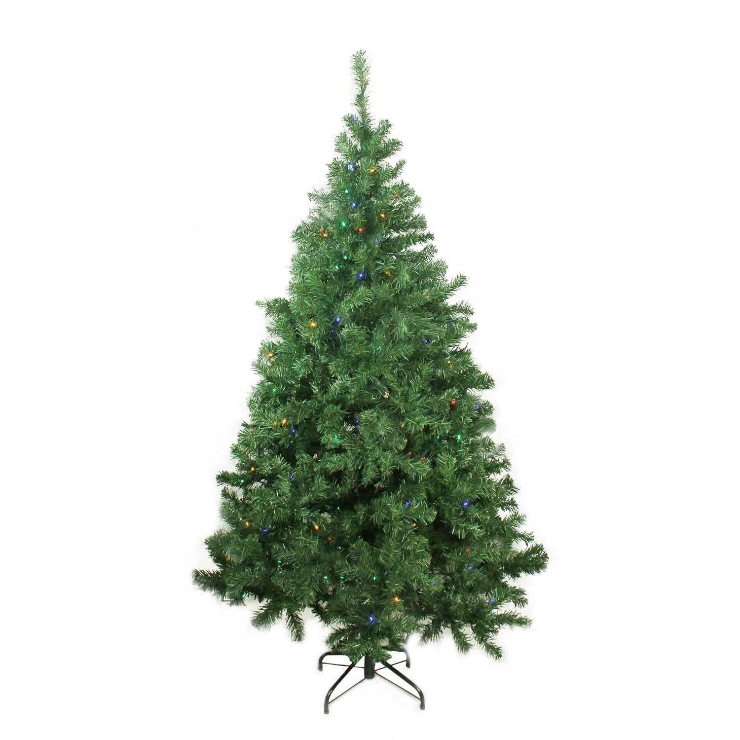 6 X 42 Pre Lit Mixed Classic Pine Medium Artificial Christmas Tree Multi Led Lights