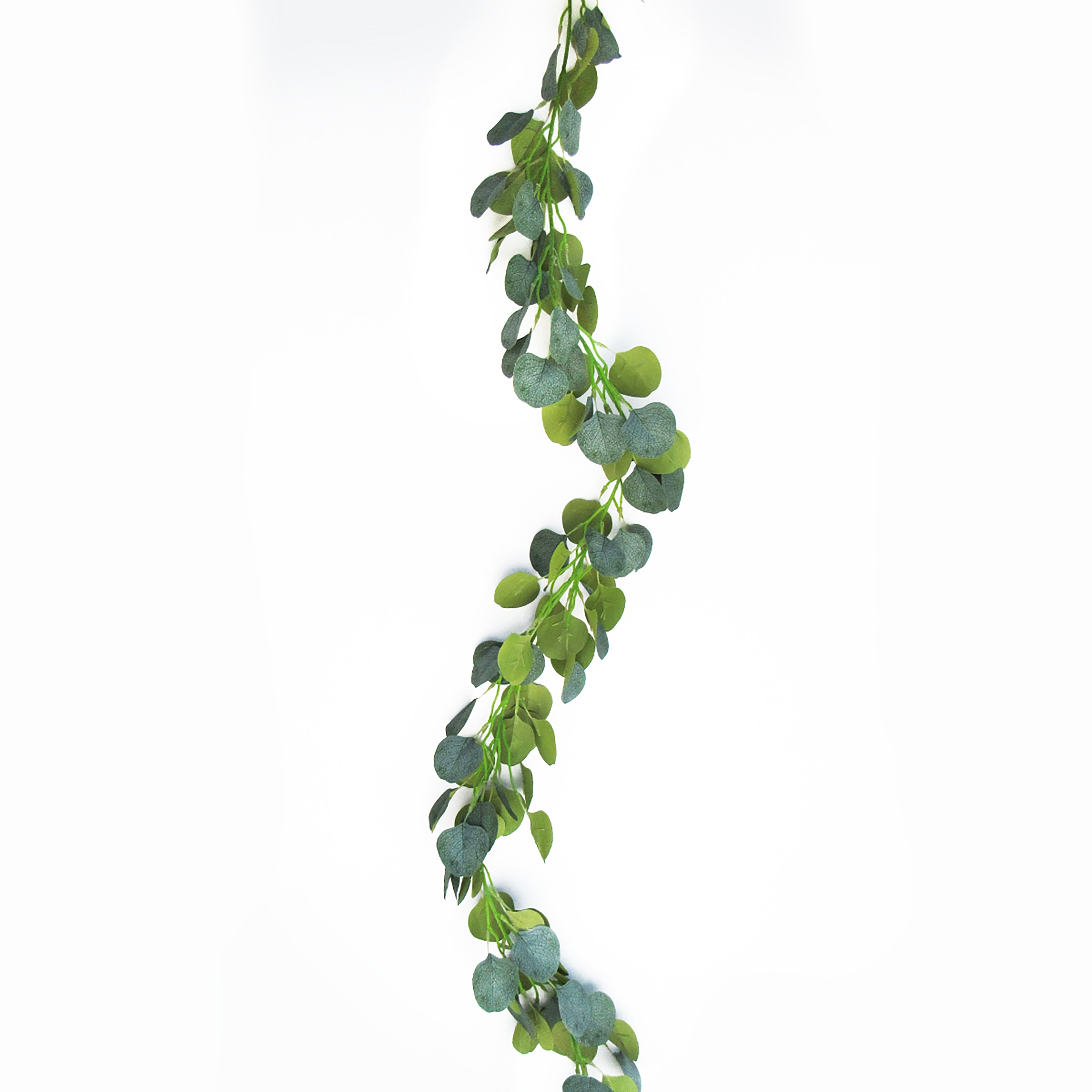 6Ft Eucalyptus Silver Dollar Leaf Garland 72 L X 5 W X 4 Dp