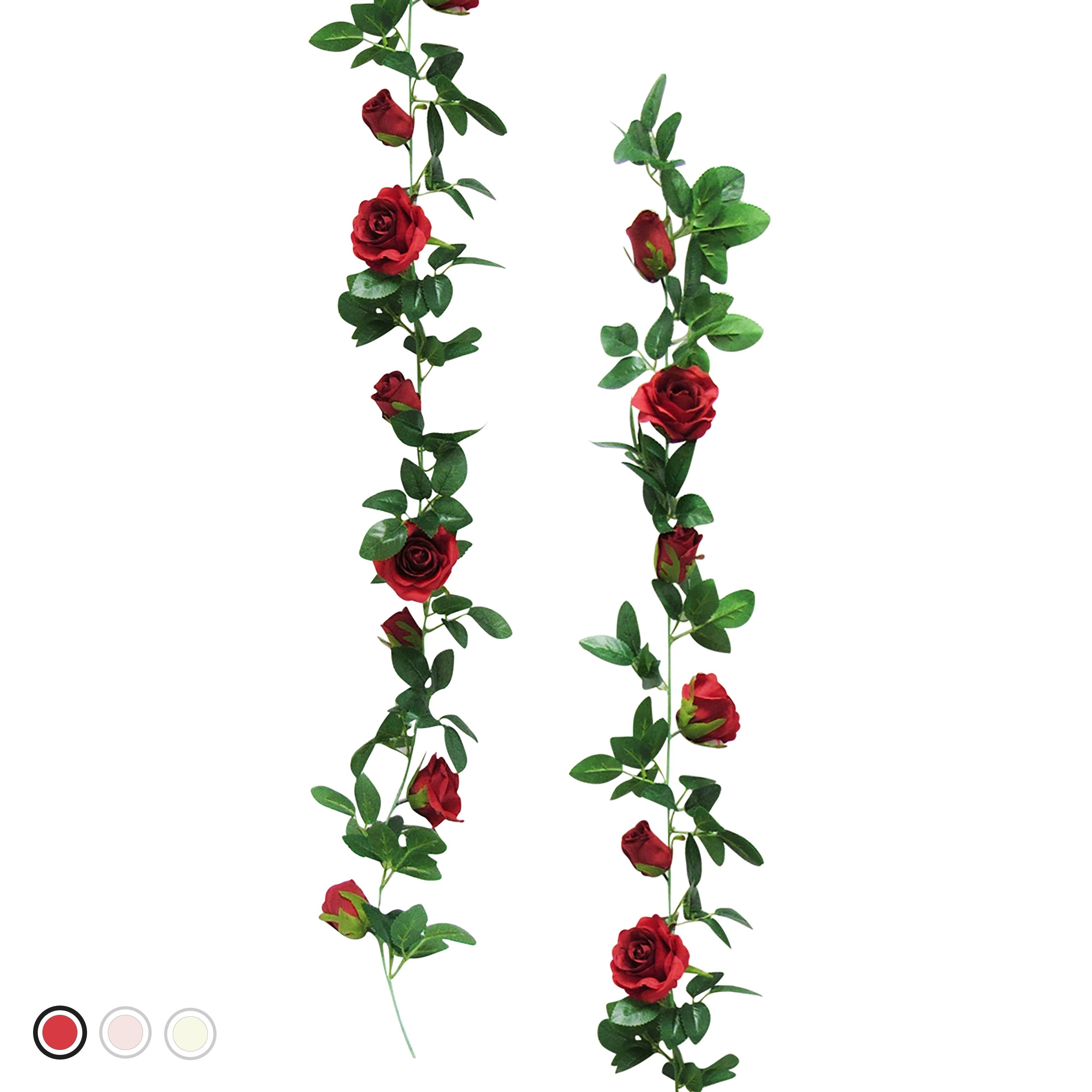 6Ft Rose Vine Flower Garland