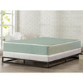 7 Inch Medium Firm Double Sided Tight Top Foam Rolled Vinyl Mattress And 5 Inch Easy Wood Box Spring With Simple Assembly.