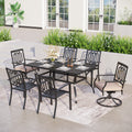 Phi Villa Metal Outdoor Patio Bistro Furniture Set