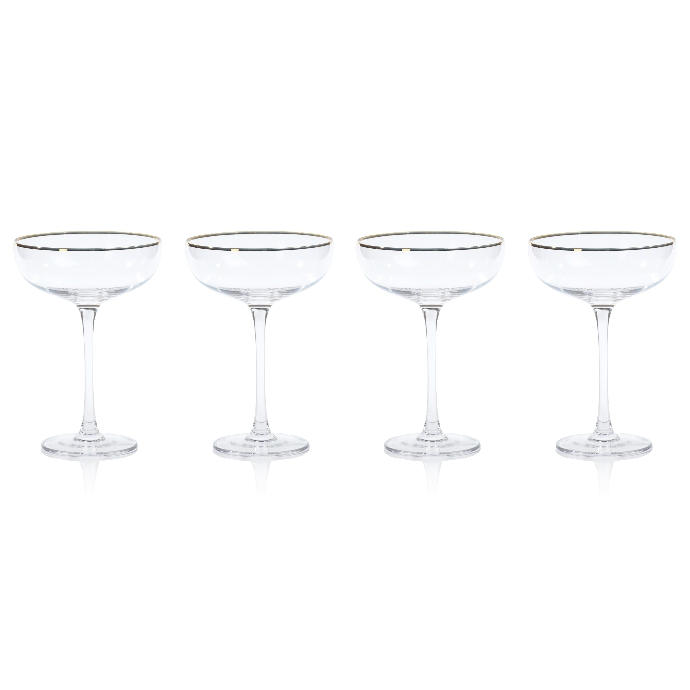 7.25 Tall Martini Glasses Set Of 4
