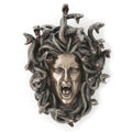 7.28 In H Head Of Medusa Wall Plaque Poly Resin