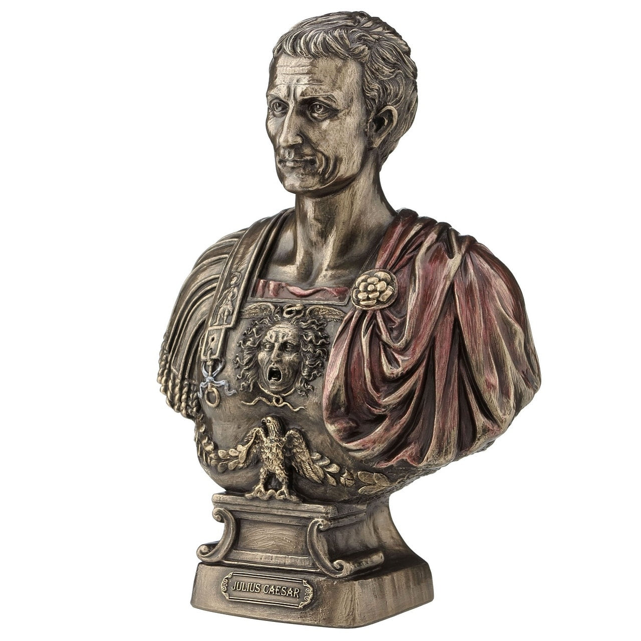 7.48 In H Julius Caesar Bust Poly Resin