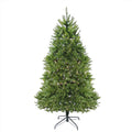 7.5 Pre Lit Northern Pine Full Artificial Christmas Tree Warm Clear Led Lights