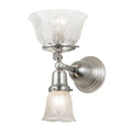 7.5 W Revival Auburn Wreath Garland 2 Lt Gas Electric Wall Sconce