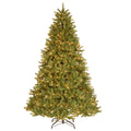 7.5 Foot Feel Real Grande Fir Medium Hinged Tree With 750 Clear Lights