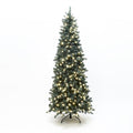 7.5Ft Pre Lit Bubble Ball Lights Green With White Tips Artificial Christmas Tree 90 H X 37.2 Diameter