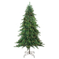 7.5 Pre Lit Medium Eden Spruce Artificial Christmas Tree Clear Lights 7.5 Foot