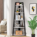 70 Inches Corner Shelf Ladder Shelf