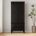 70.86 Mid Century Style Freestanding Wooden Wardrobe