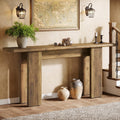 70.87 Extra Long Console Table For Entryway Mid Century Modern Sofa Table Behind Couch 70.87 L X 11.81 W X 31.5 H