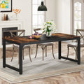 70.87 Large Dining Table Industrial Kitchen Table For 6 8 People 31.5 D X 71 W X 29.5 H