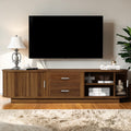 70.8 Modern Tv Stand With Sliding Doors And Drawers Waterproof Entertainment Center For 65 70 Inch Tvs