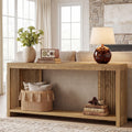 70.9 Console Table For Entryway 2 Tier Sofa Table Behind Couch 70.86 D X 11.61 W X 33.26 H