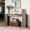 70.9 Rustic Farmhouse Entryway Table With Spacious Surface