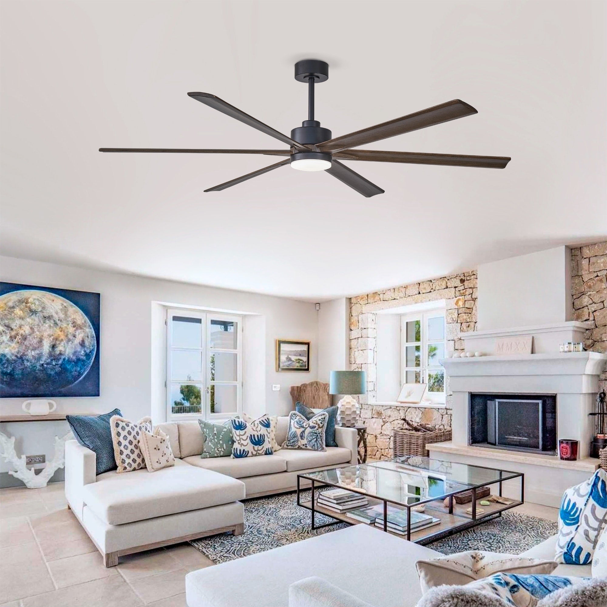 70 Flush Mount Ceiling Fan With Lights And Remote