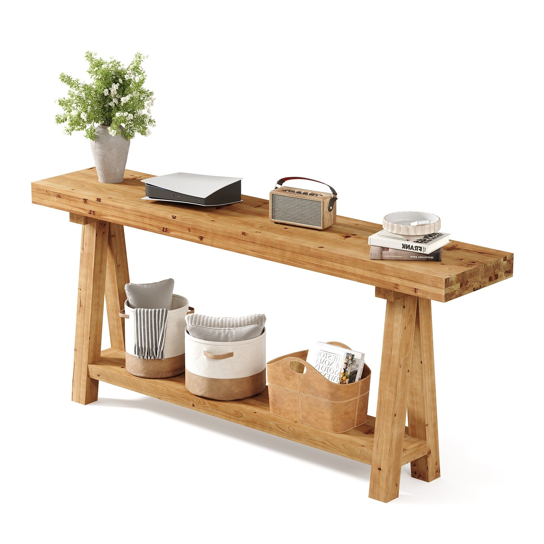 71 Inch Tv Stand For 75 Inch Tvs Farmhouse Tv Console