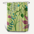 71 X 74 Botanical Floral Print Shower Curtain