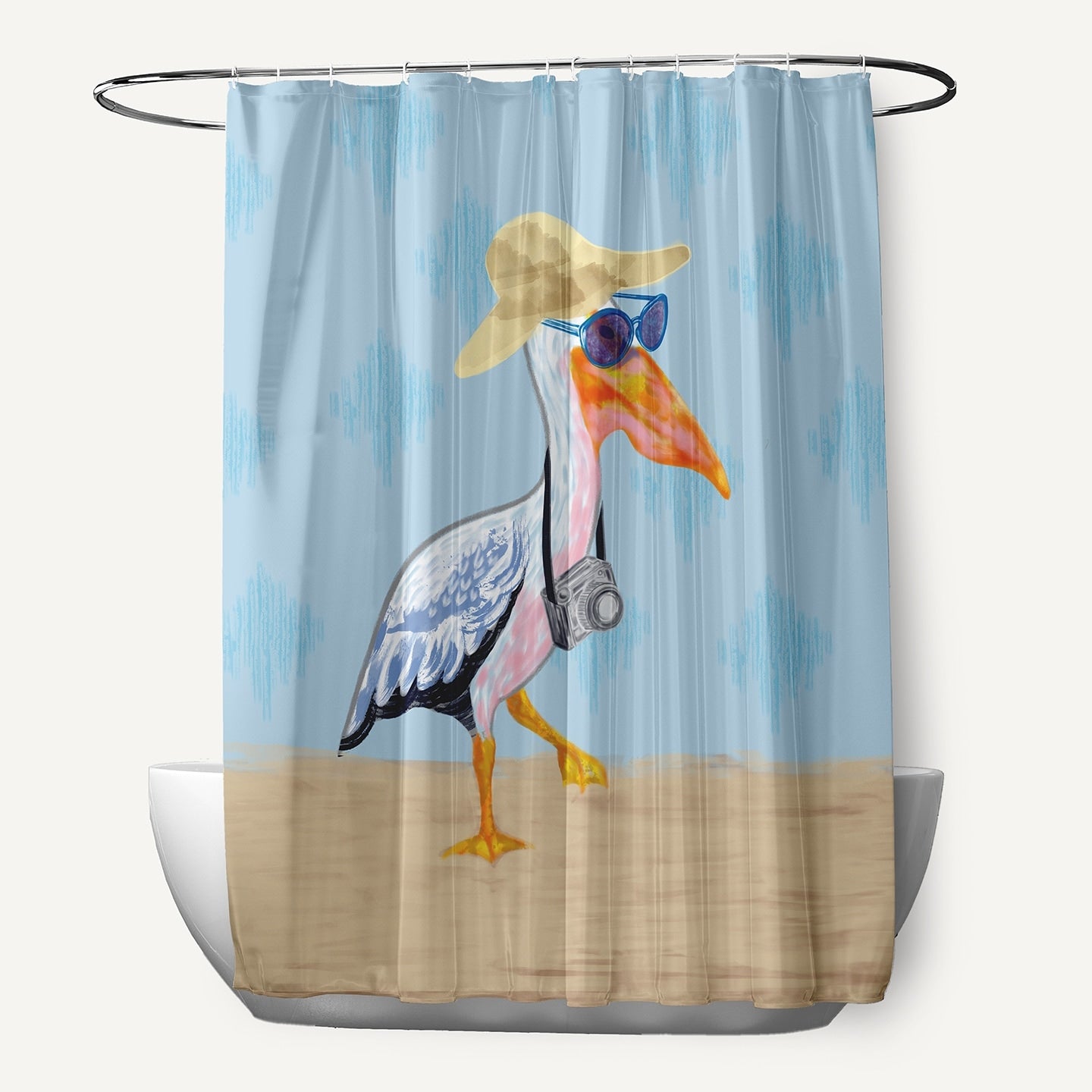 71 X 74 Inch Bernadette Animal Print Shower Curtain