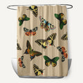 71 X 74 Inch Butterflies Animal Print Shower Curtain