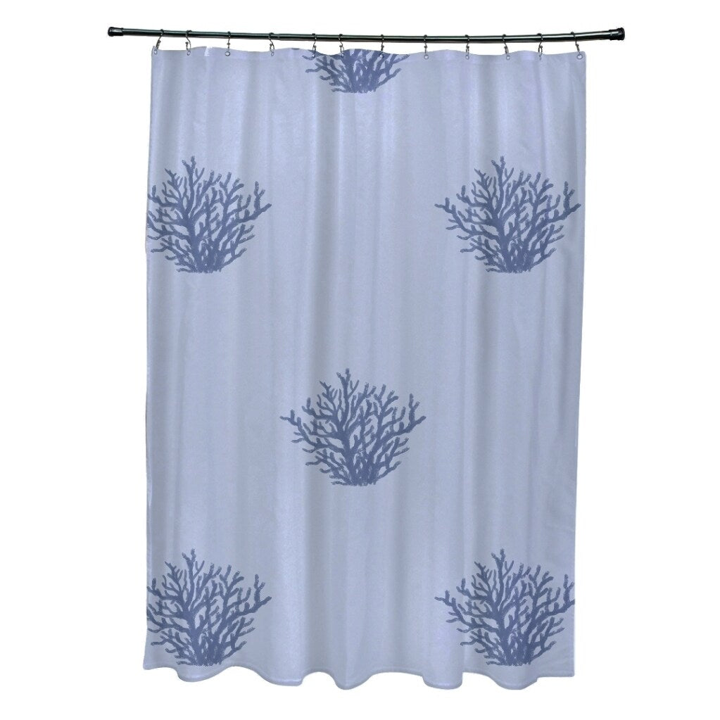 Coastal Reef Pattern Shower Curtain