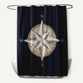 71 X 74 Inch Compass Geometric Print Shower Curtain