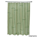 71 X 74 Inch Earthtone Bamboo Print Shower Curtain