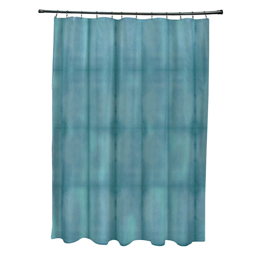 Pool Stripe Print Shower Curtain
