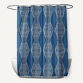 71 X 74 Inch Pyramid Stripe Geometric Print Shower Curtain