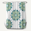 71 X 74 Inch Rhapsody Geometric Print Shower Curtain