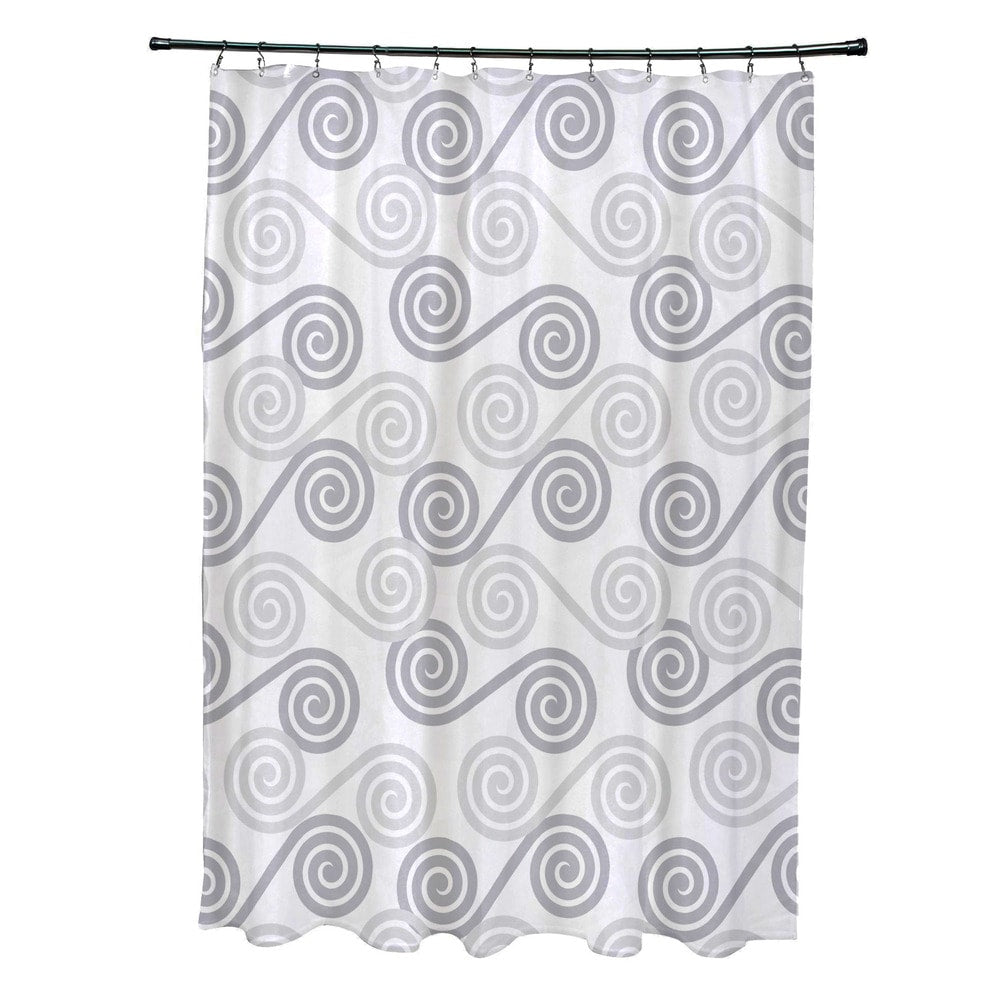 Rip Curl Geometric Print Shower Curtain