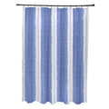 Sea Lines Stripe Print Shower Curtain