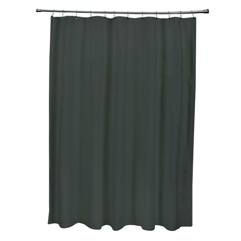 71 X 74 Inch Forrest Green Solid Shower Curtain