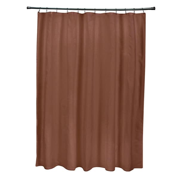 71 X 74 Inch Copper Solid Shower Curtain