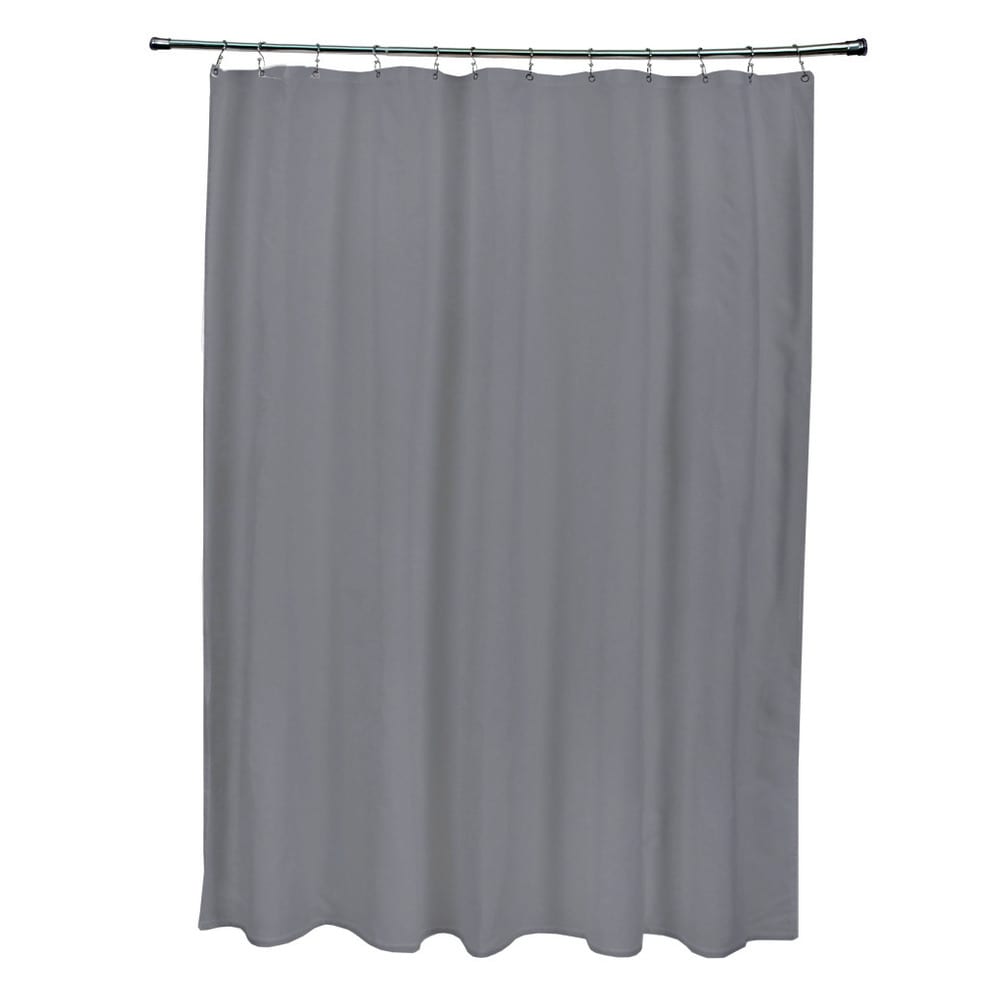 71 X 74 Inch Steel Solid Shower Curtain