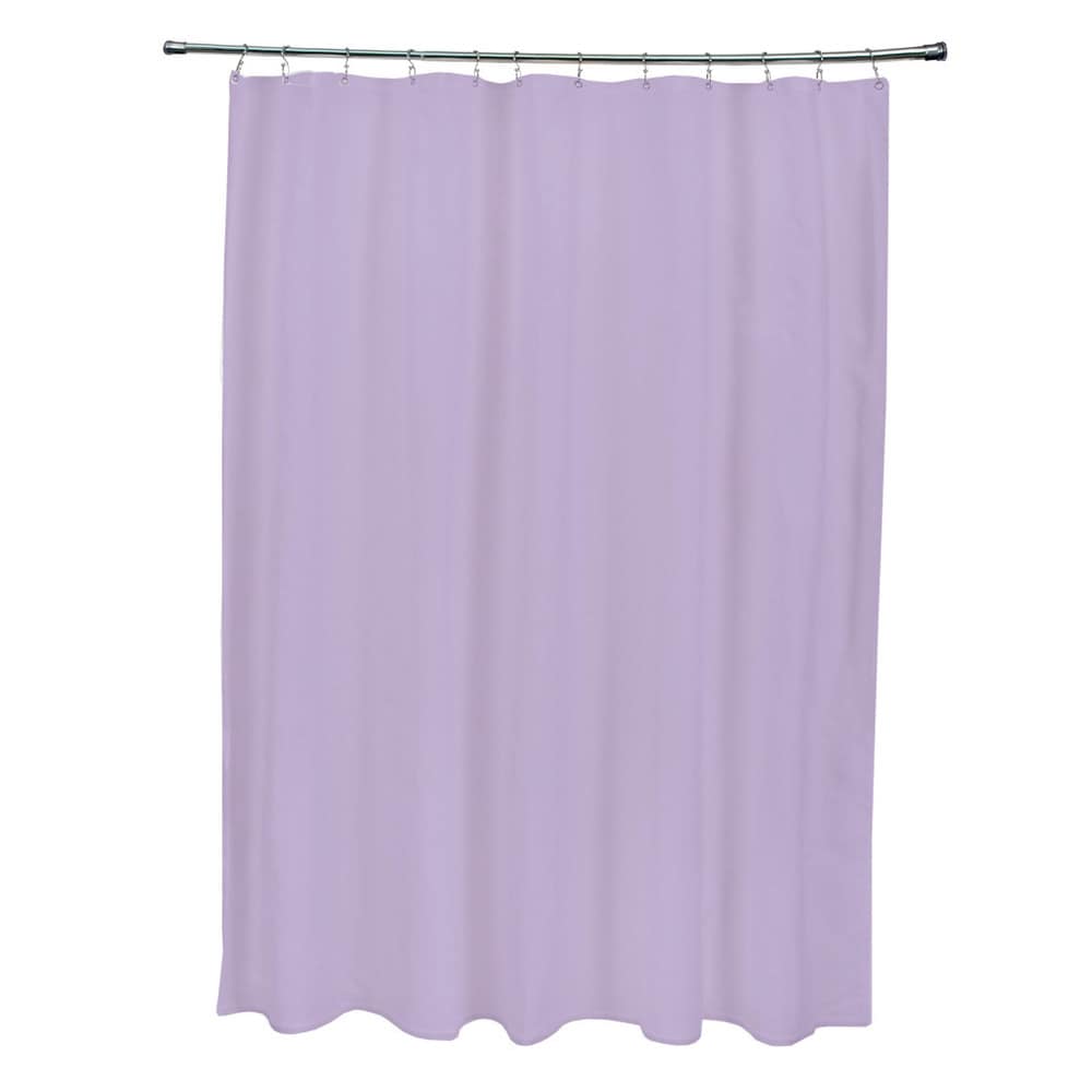 Lilac Purple Solid Shower Curtain