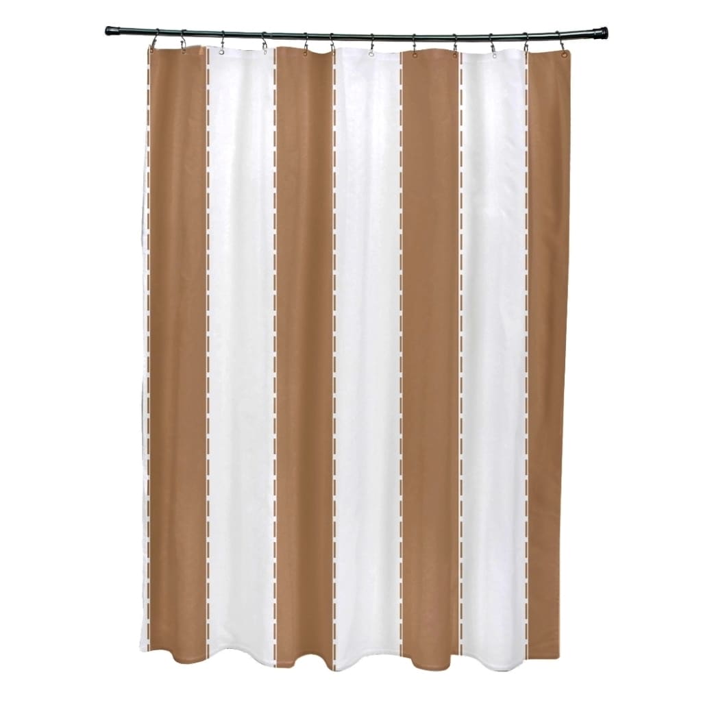 Nautical Stripes Shower Curtain