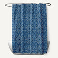 71 X 74 Inch Sun Tile Geometric Print Shower Curtain