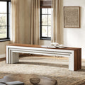 71 Extra Long Entryway Bench Modern Farmhouse Shoe Bench