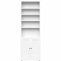 71 Tall Metal Bookcase With Door And Adjustable Shelves