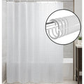 71 X 71 Clear Eva Shower Curtain Liner With 12 Hooks